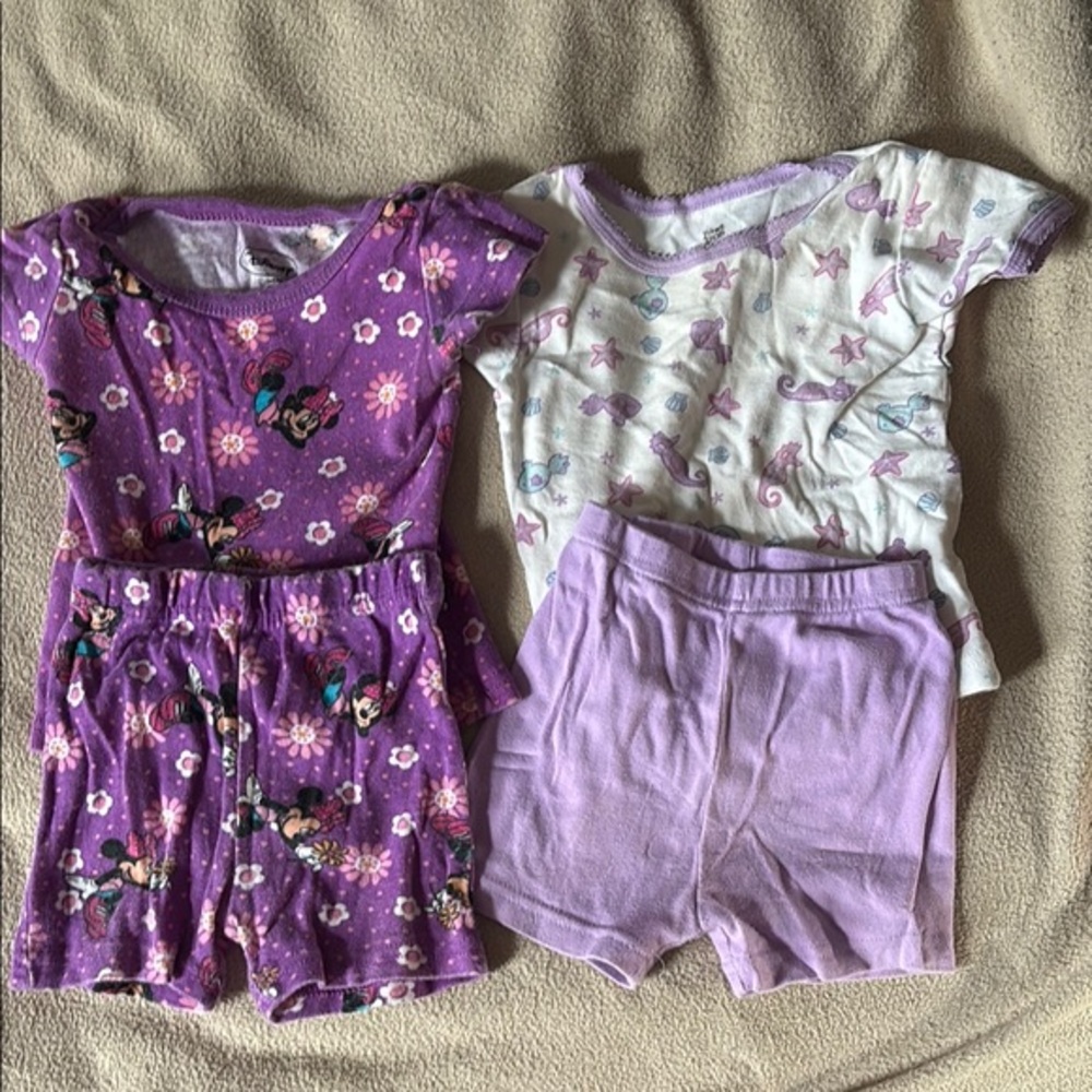 Disney Minnie Mouse and Sea Life Pajama Set
